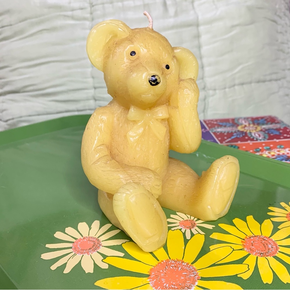 Teddy Bear Figurine Candle